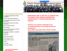 Tablet Screenshot of gardechampetre-fngc.fr